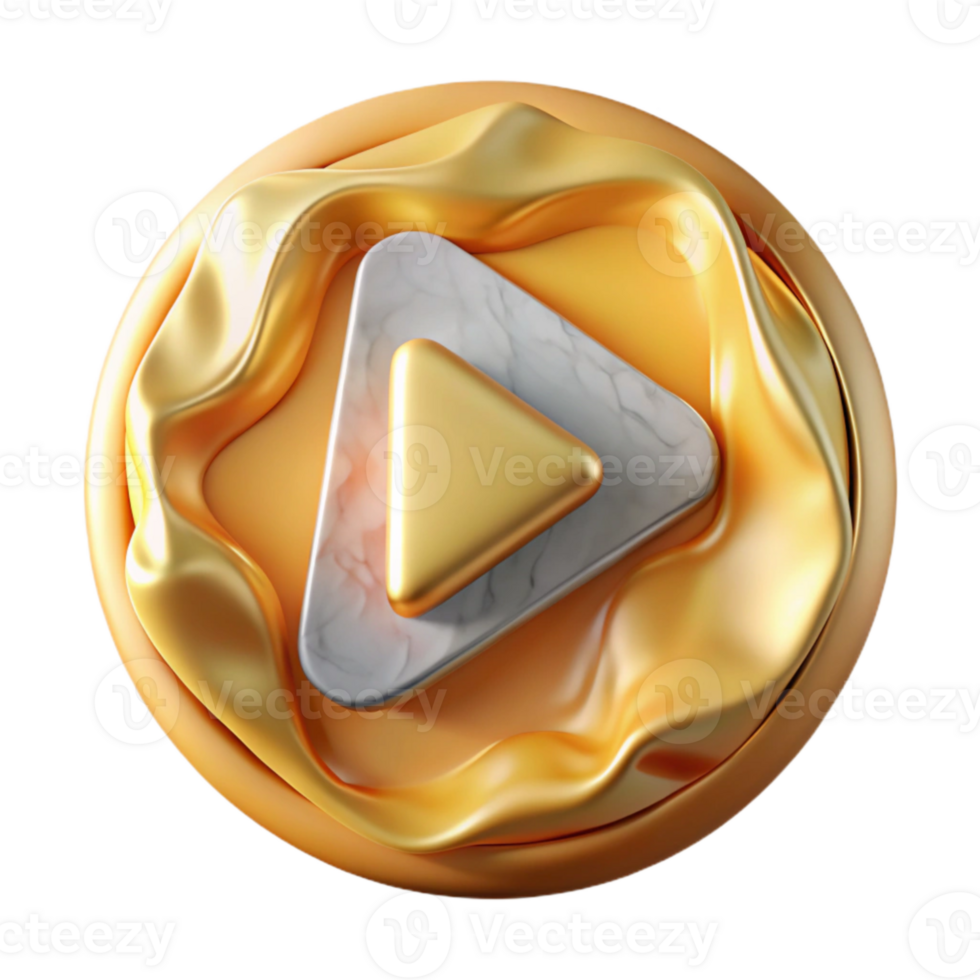 magnificent creative Clean Play Button Icon Cutout for Multimedia Projects professional png