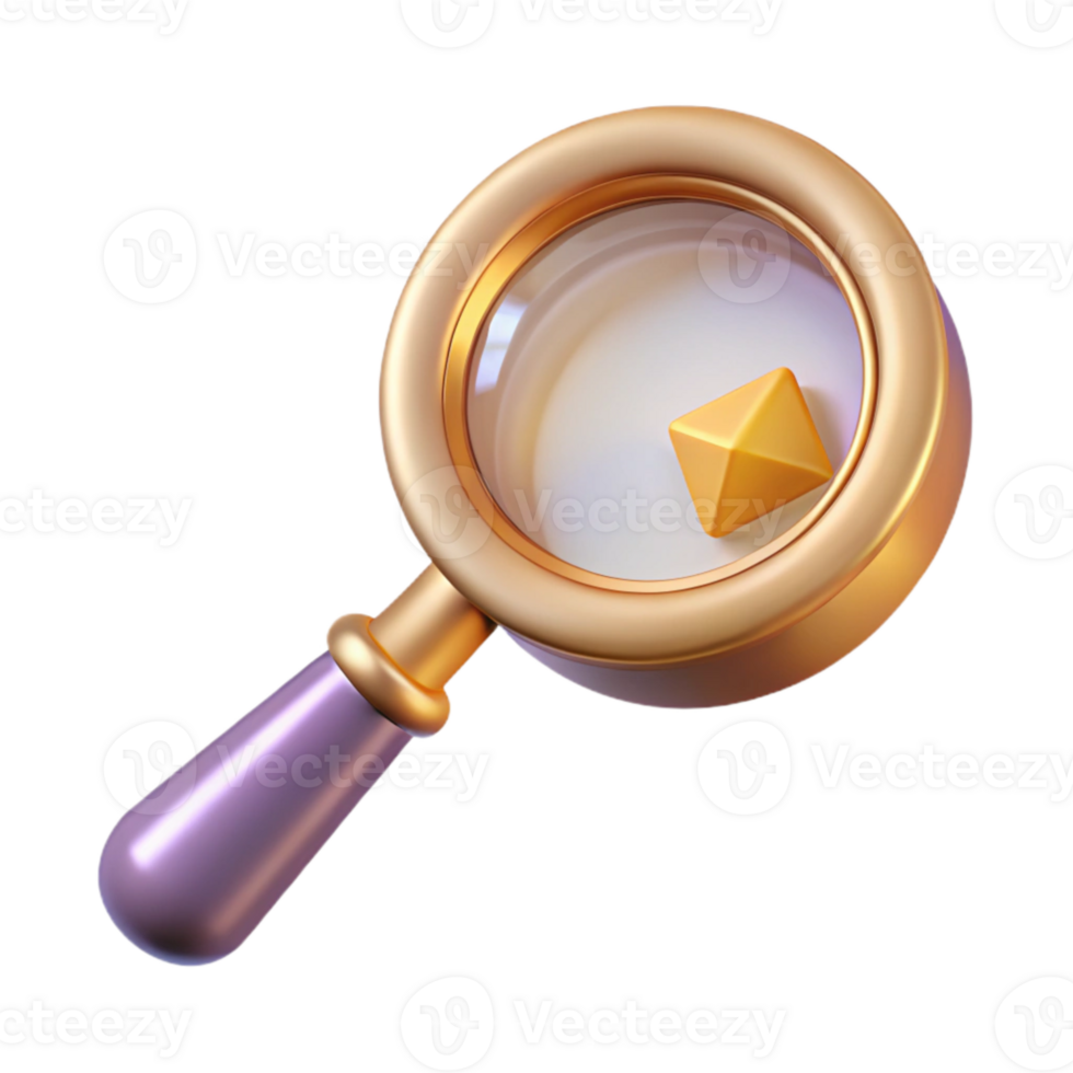 impressive classic Clean Search Magnifying Glass Icon Isolated for Ui Design high resolution png