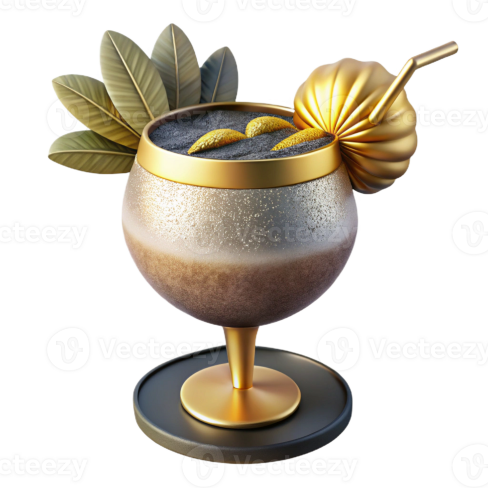 beautiful rustic Cocktail Drink Cutout for Tropical Vacation premium png