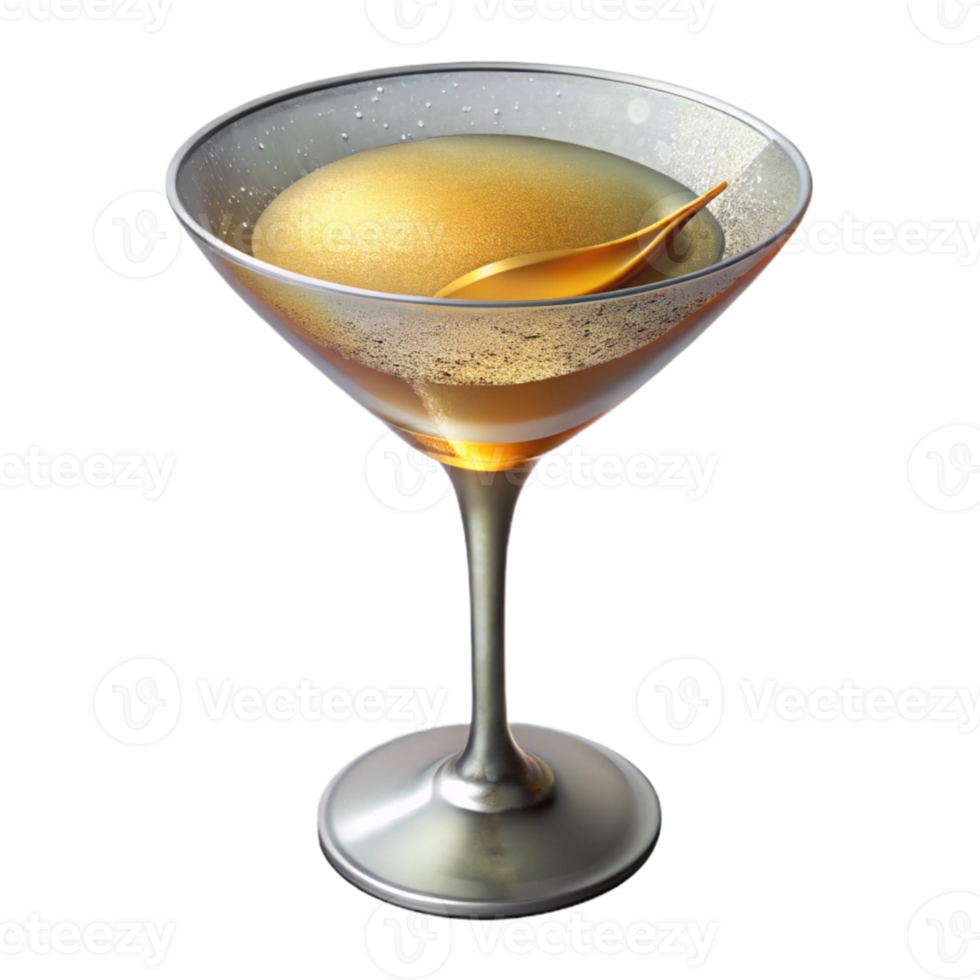 dramatic abstract Cocktail Glass Martini Alcoholic Drink Transparent for Bar Menus high resolution png