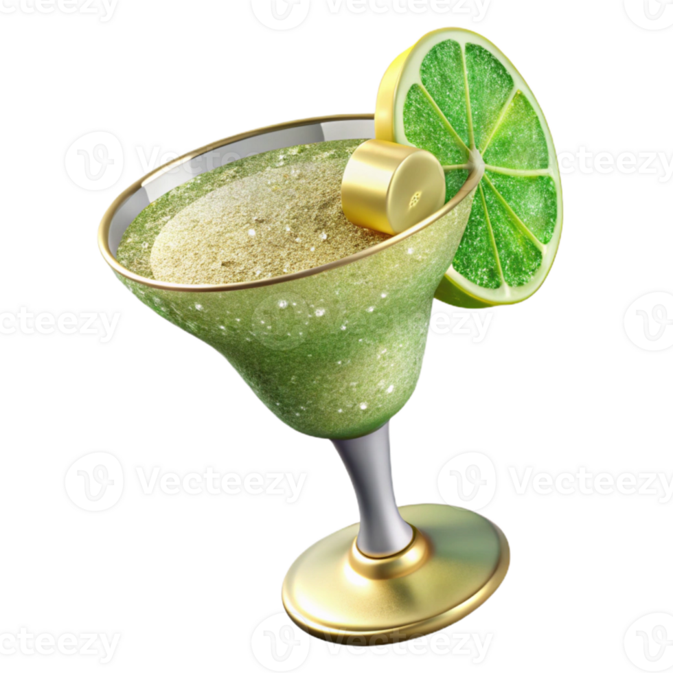 stunning abstract Cocktail Garnish Lime Wedge Isolated for Bar Decor authentic png