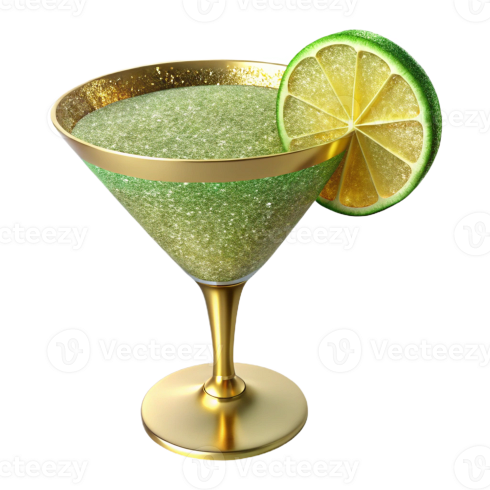 impressive artistic Cocktail Garnish Lime Wedge Isolated for Bar Decor professional png