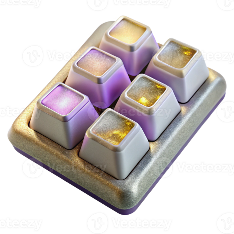 vibrant vintage Coding Keyboard Keys Isolated for Software Development exclusive png