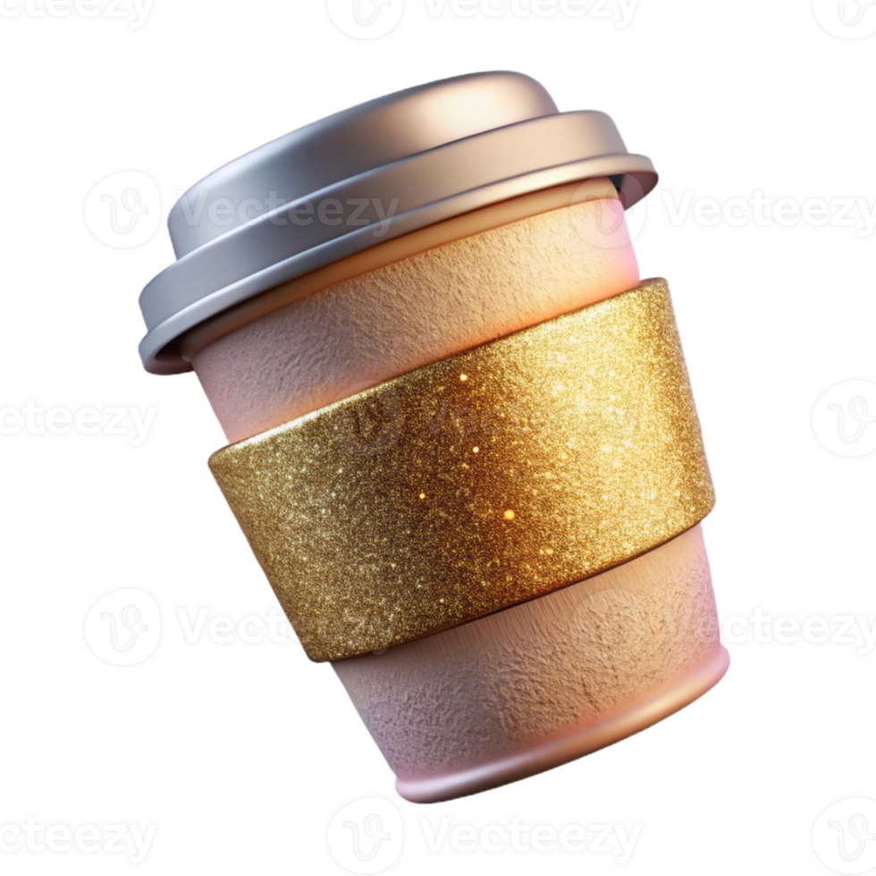 wonderful modern Coffee Cup Sleeve Insulated Isolated for Coffee Shops high resolution png