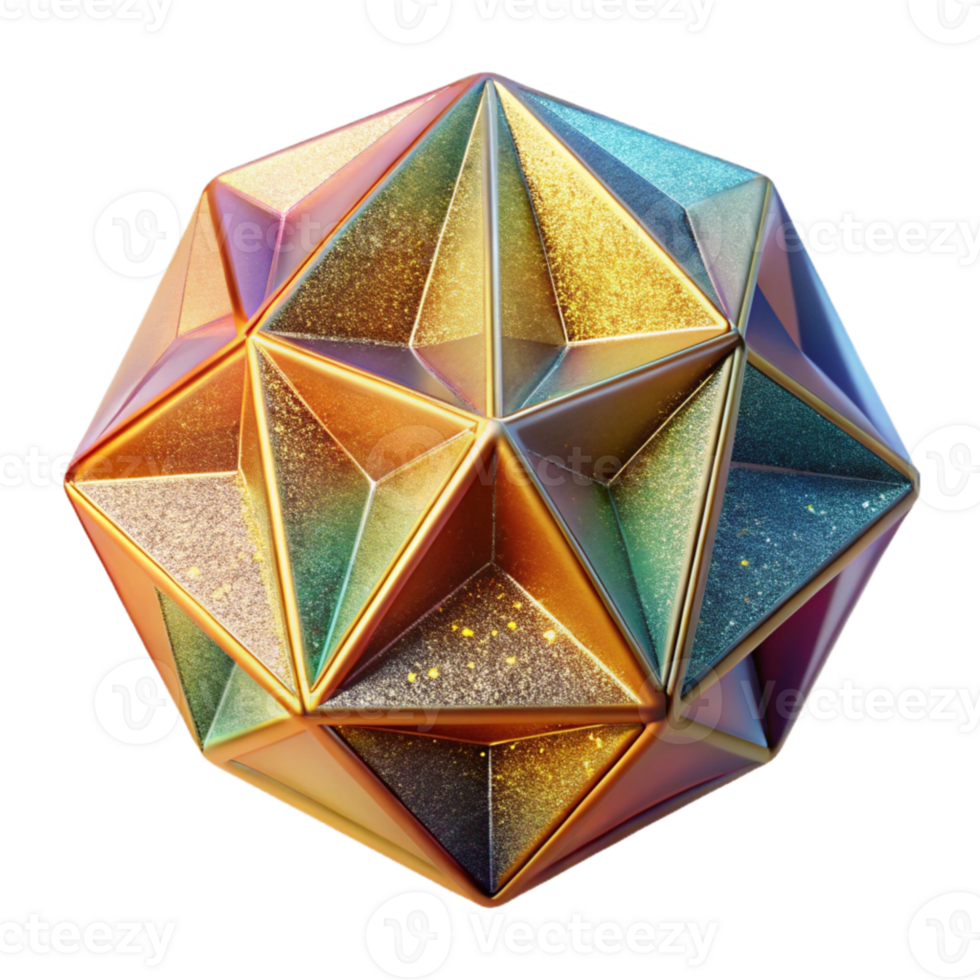 beautiful minimalist Colorful Geometric Ornament Isolated for Greeting Card Design high quality png