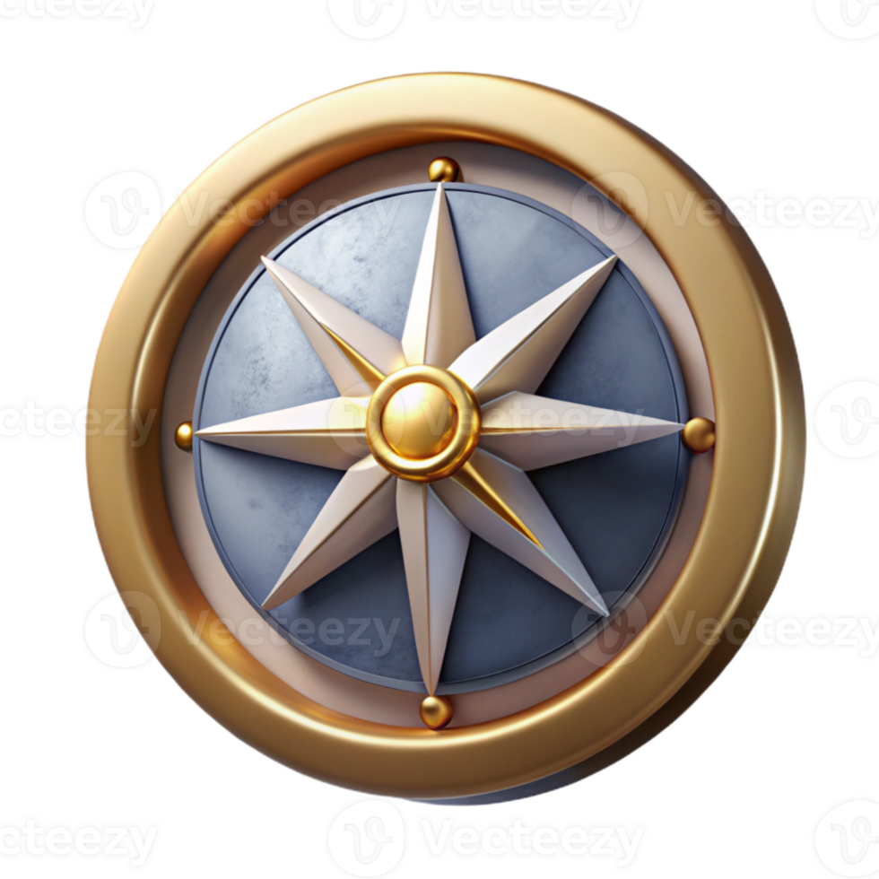wonderful abstract Compass Rose Navigation Tool Cutout for Cartography Projects detailed png