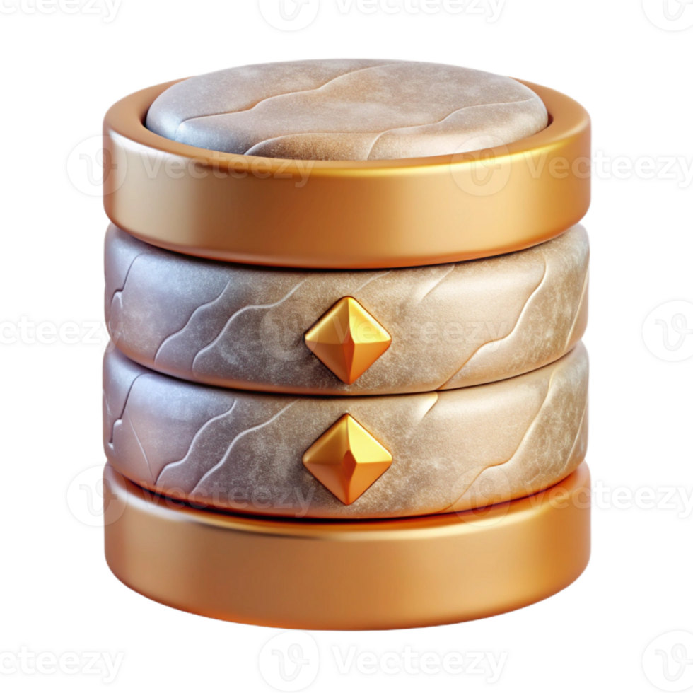 beautiful artistic Database Server Icon Data Storage Transparent for It high resolution png