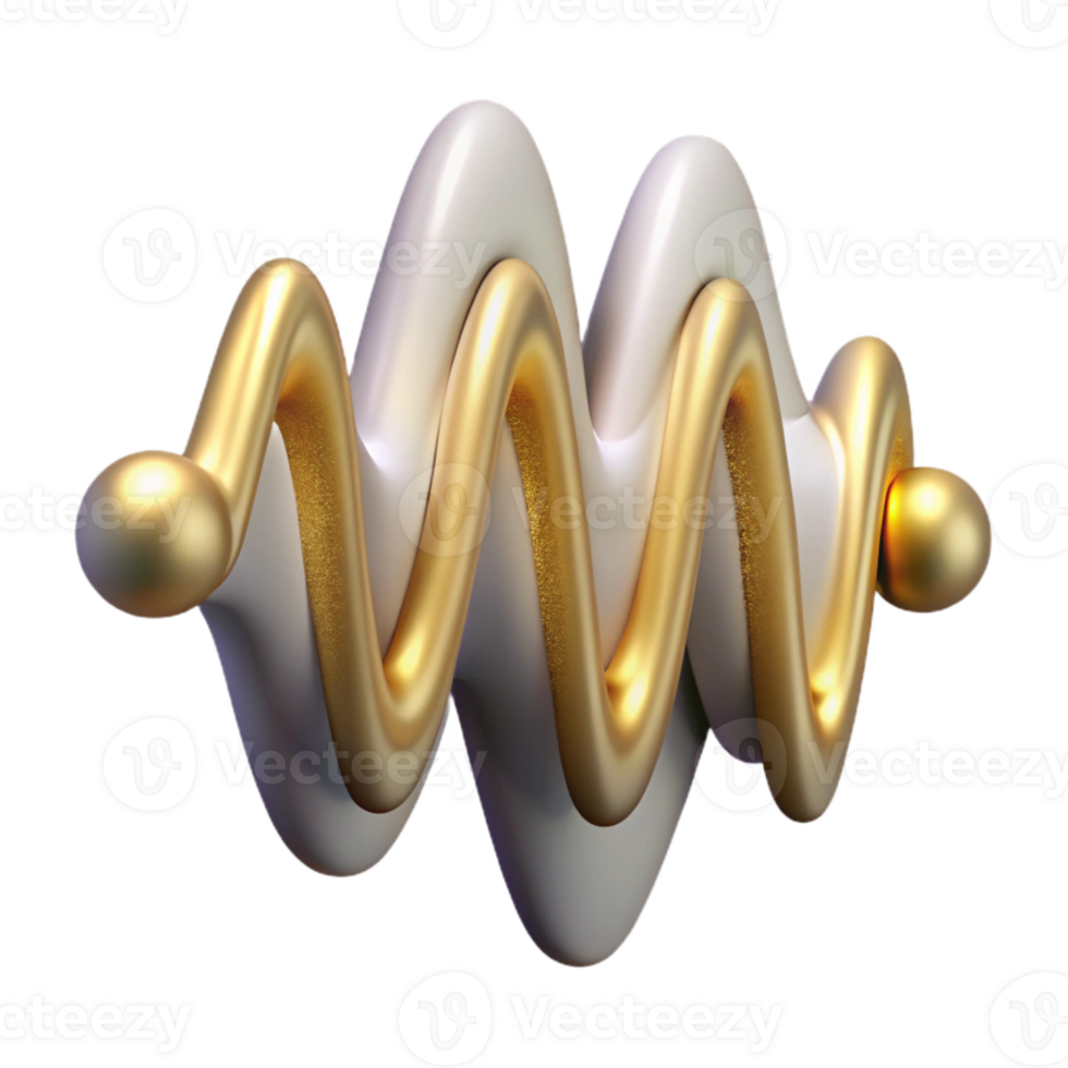 vibrant vintage Digital Audio Waveform Isolated for Music Production high quality png