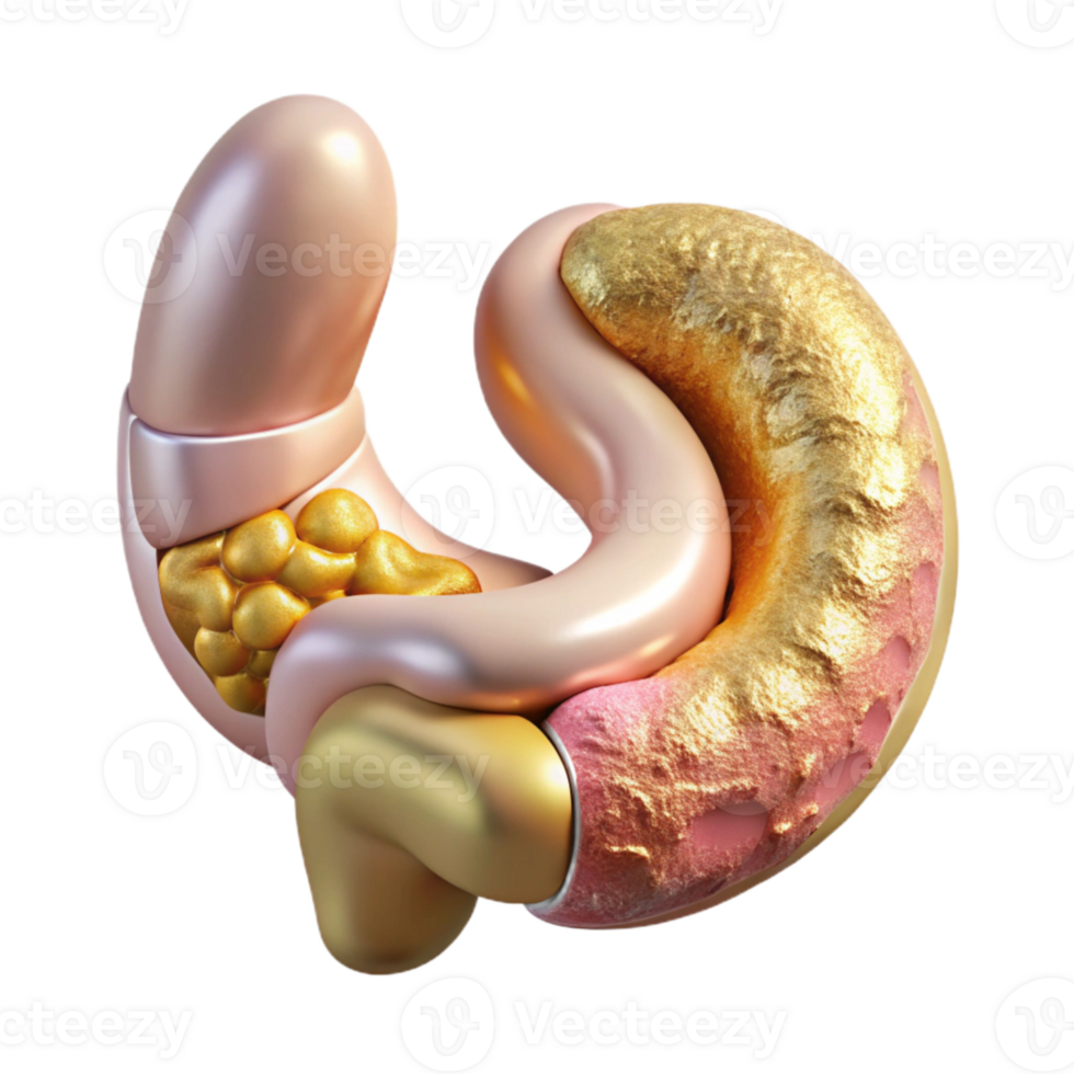 vibrant vintage Digestive System Diagram Transparent for Educational Resources premium png