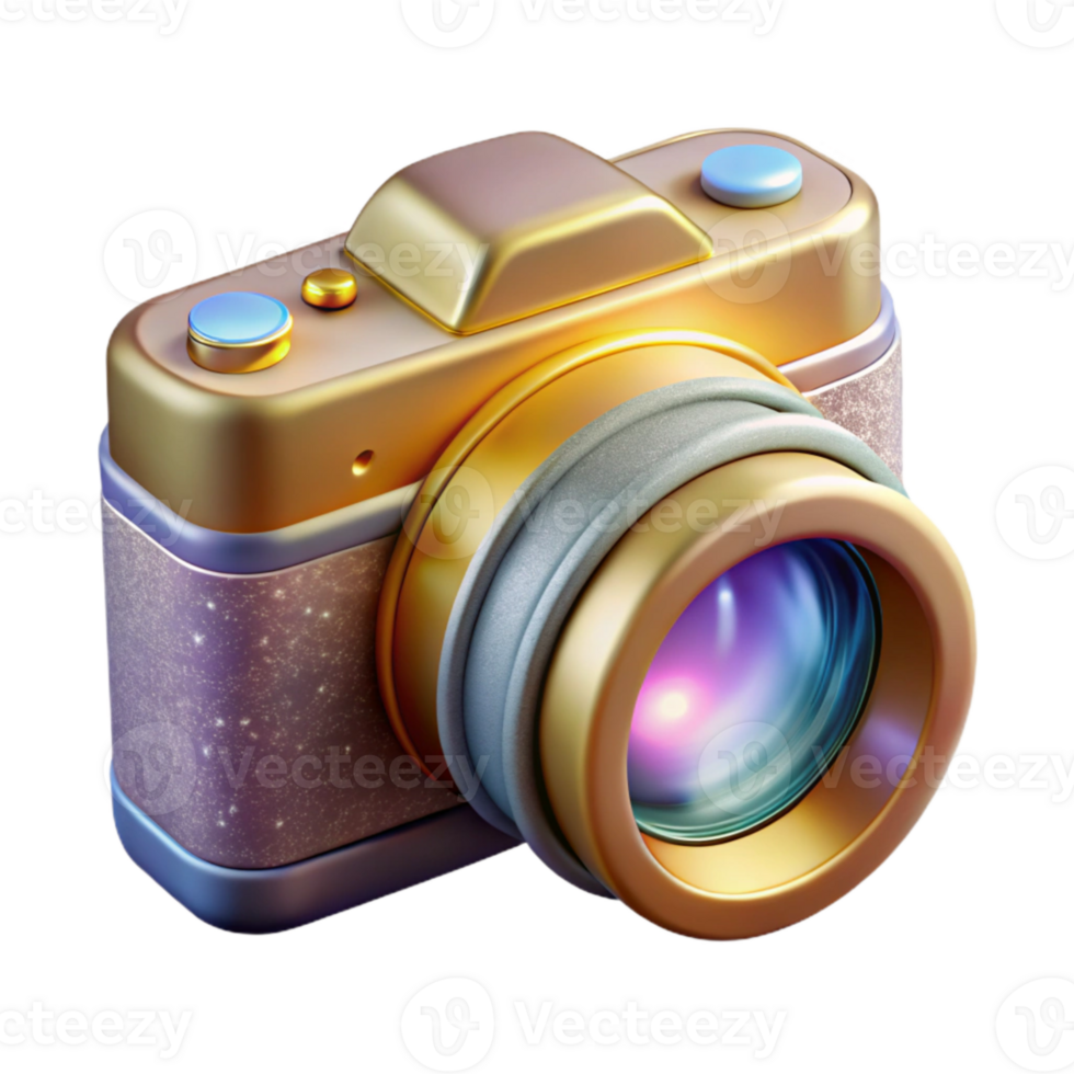 serene creative Digital Camera Lens Icon Transparent for Photography authentic png