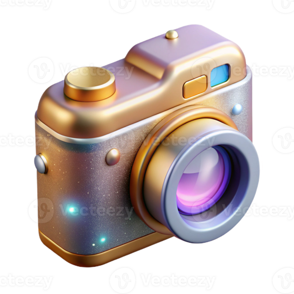 impressive creative Digital Camera Photography Icon Isolated for Creative Projects png