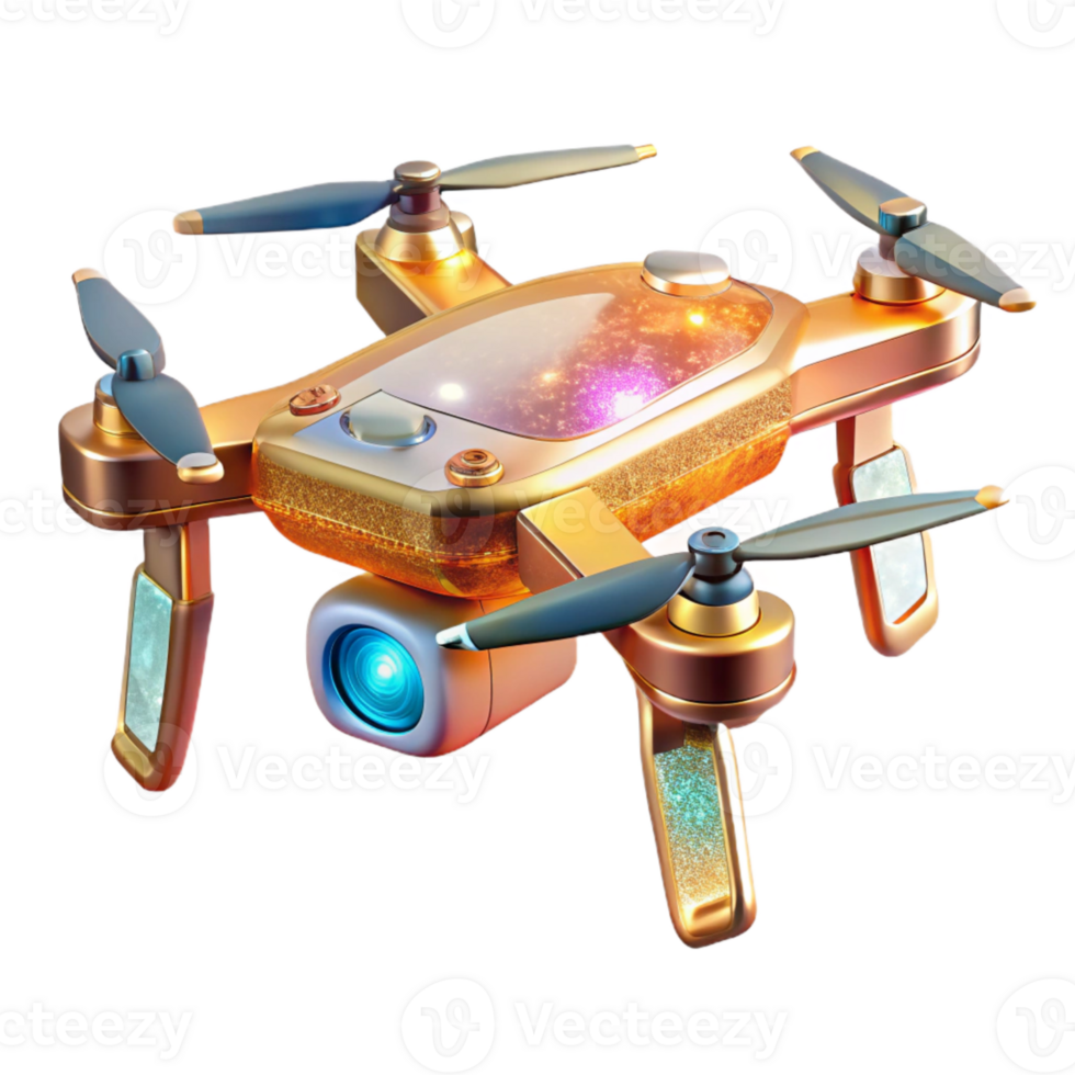 serene modern Drone with Infrared Camera Search and Rescue Emergency Services Transparent for Disaster Relief premium png