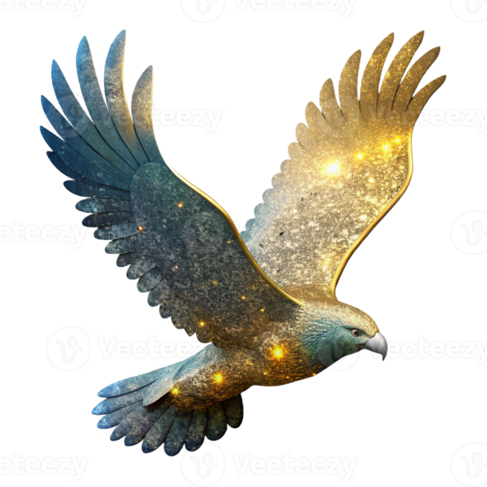 impressive abstract Eagle Silhouette Soaring Bird Cutout for Nature Photography professional png