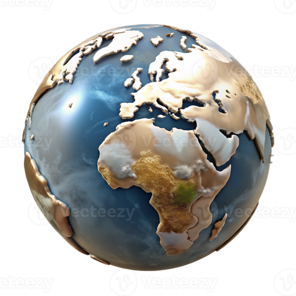 impressive minimalist Earth Globe Geography Illustration Transparent for Educational Materials png