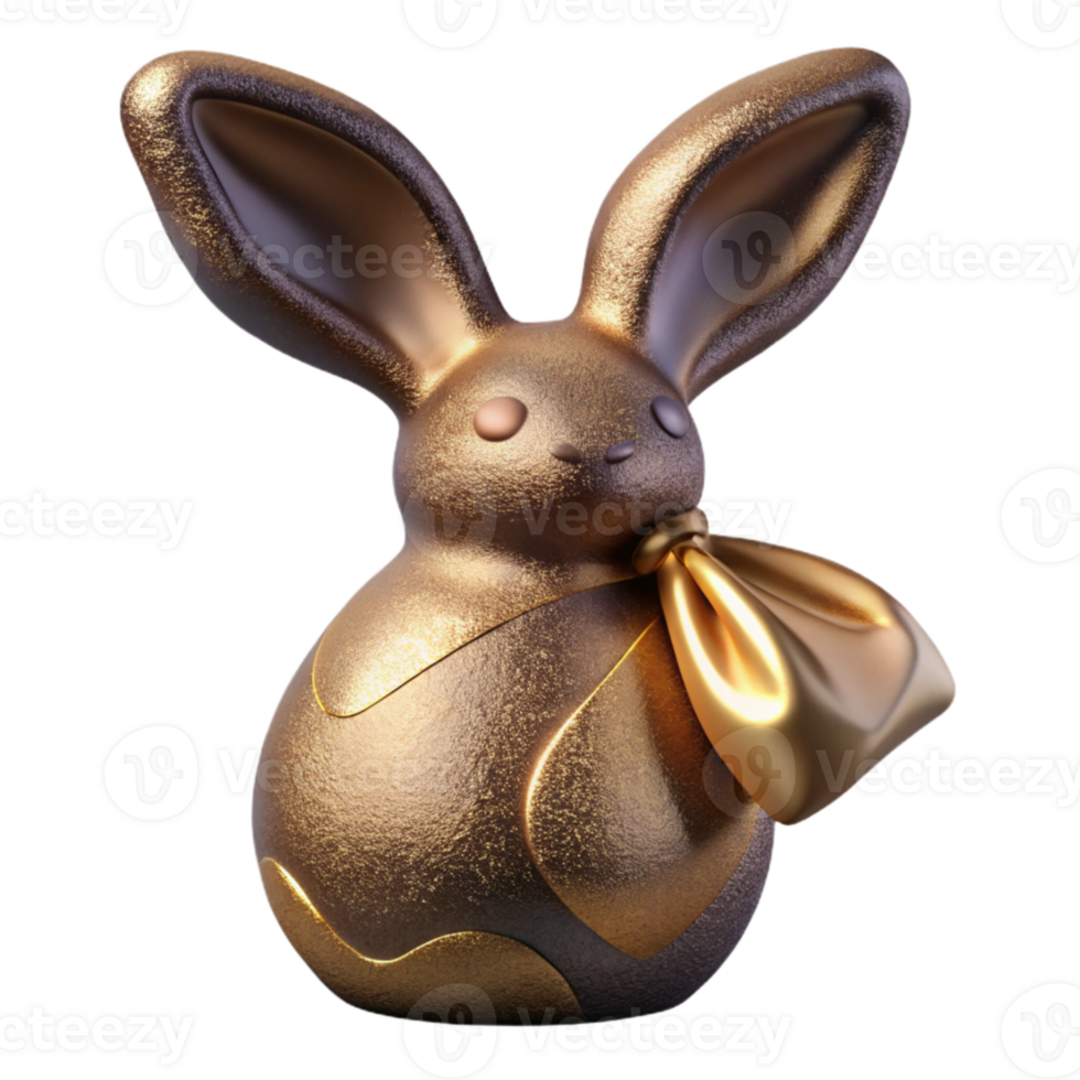 extraordinary contemporary Easter Chocolate Bunny Candy Cutout for Sweet Treats authentic png