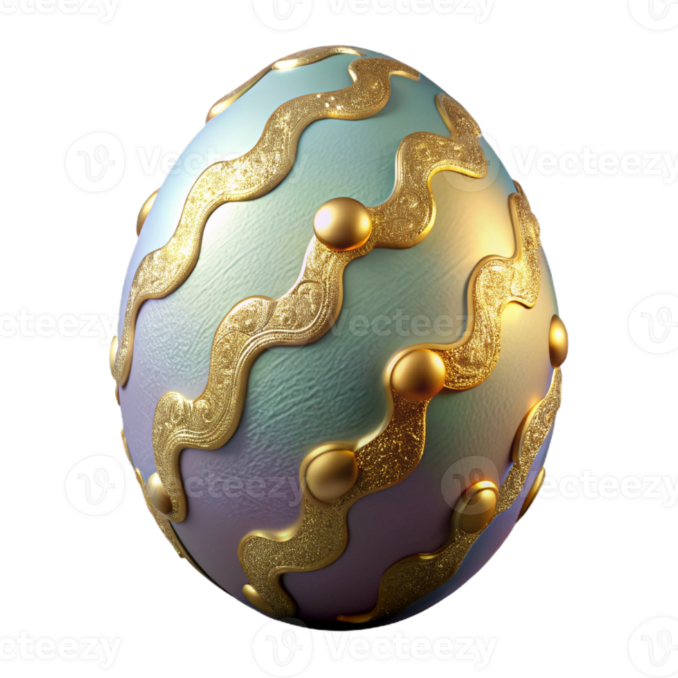 beautiful traditional Easter Egg Decorated Transparent for Spring Celebrations high resolution png