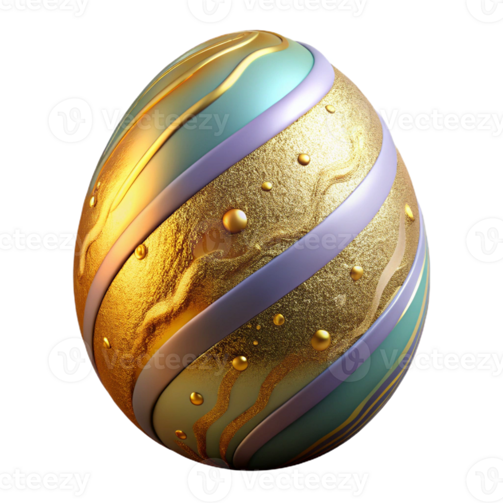 elegant artistic Easter Egg Decorated Transparent for Spring Celebrations high resolution png