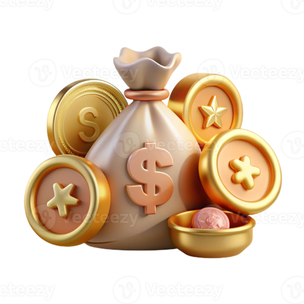 impressive artistic Finance Money Currency Coins Business Cutout for Financial Concepts high resolution png