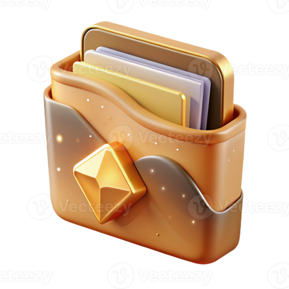 stunning modern Flat Design Folder File Icon Isolated for Document Storage premium png