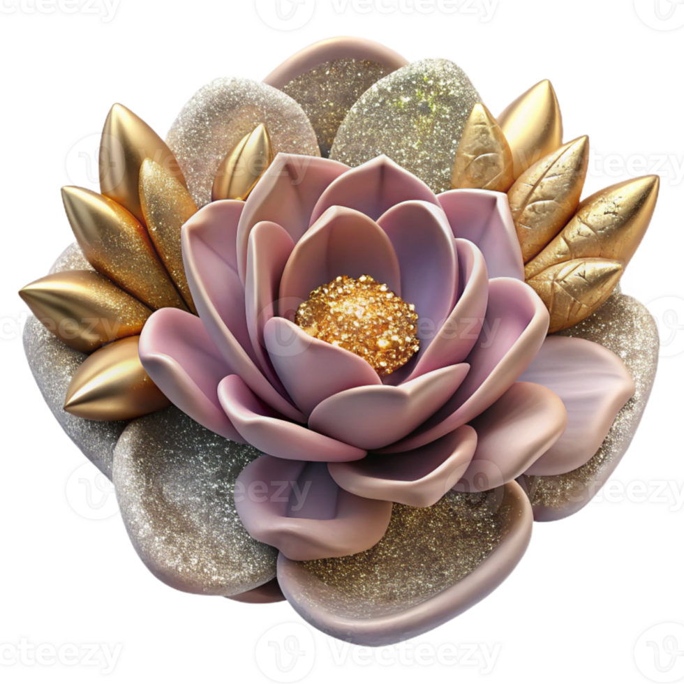 impressive artistic Flower Arrangement Cutout for Floral Design detailed png