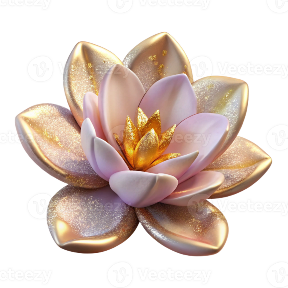 serene modern Flower Blossom Transparent Background for Spring Graphics original png