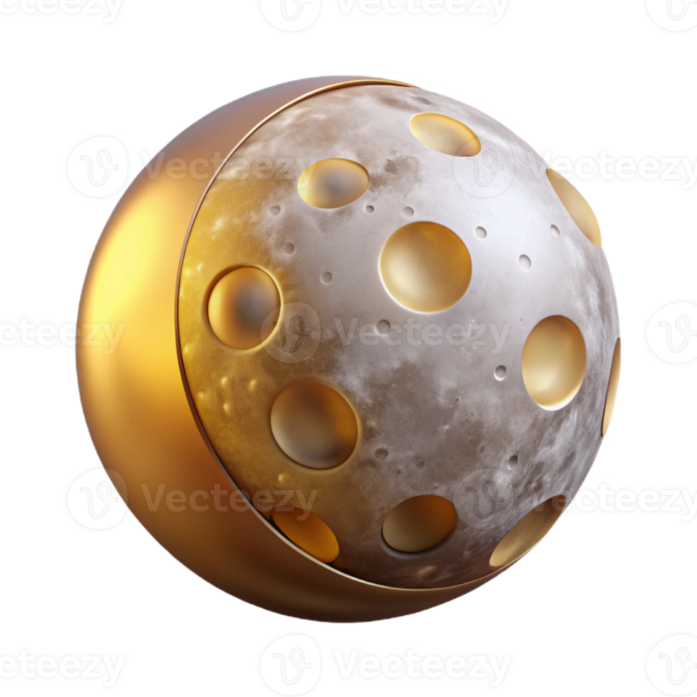 wonderful artistic Full Moon Icon Isolated Cutout for Lunar Phases professional png