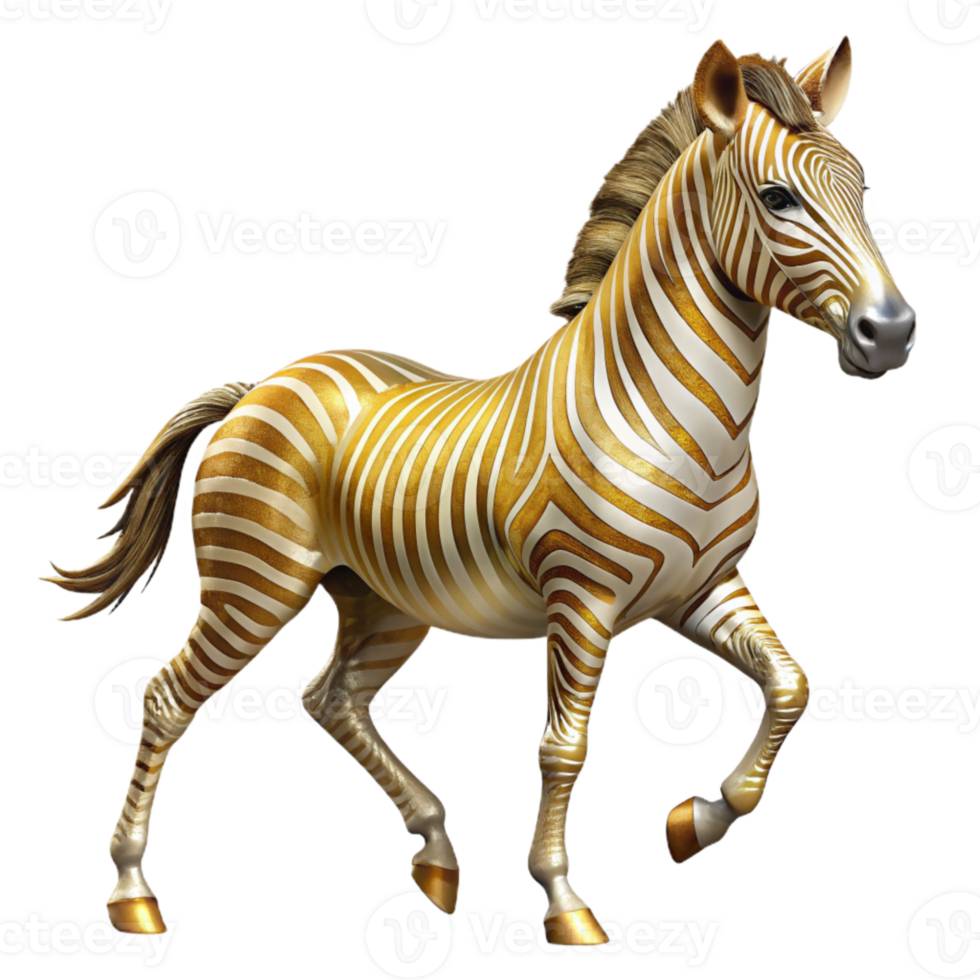 wonderful abstract Galloping Zebra Silhouette Savanna Background Transparent for Dynamic Animal Art professional png