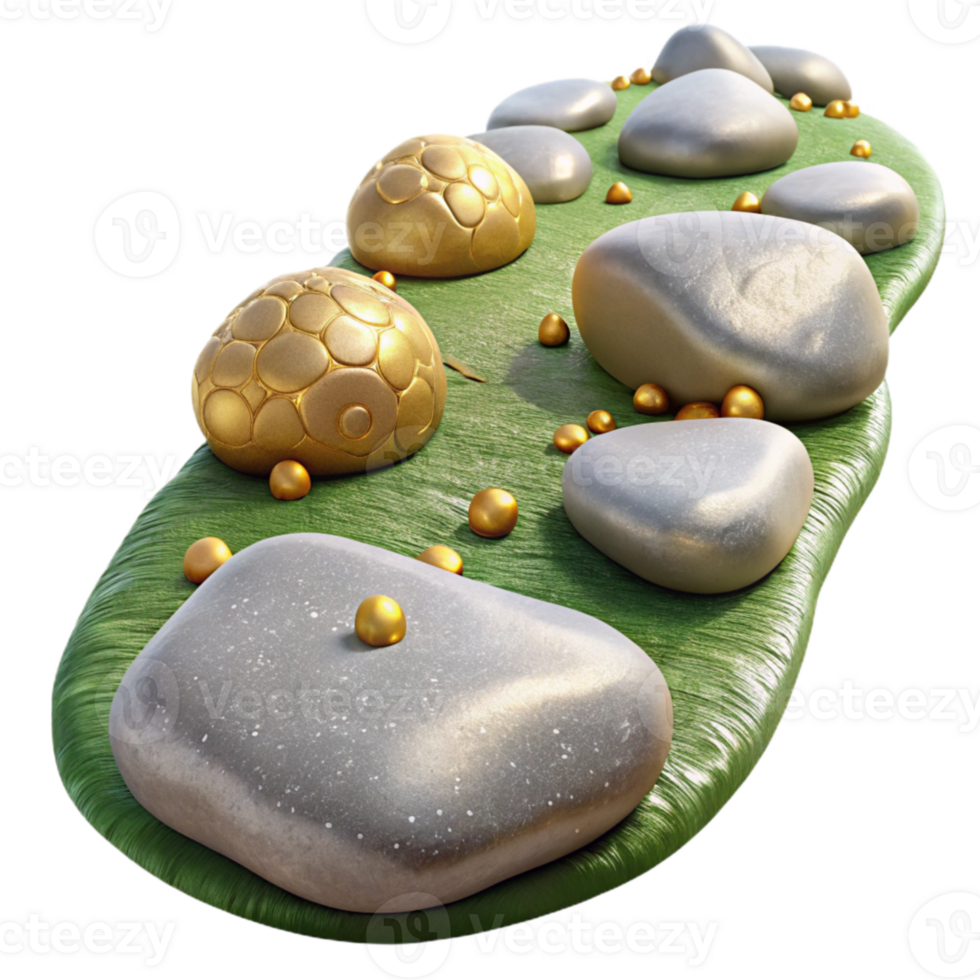 dramatic modern Garden Path Stones Cutout for Landscaping Projects genuine png