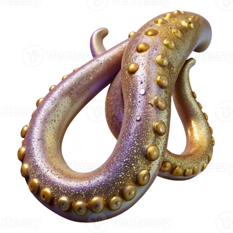 vibrant creative Giant Squid Tentacle Transparent for Horror Illustrations png