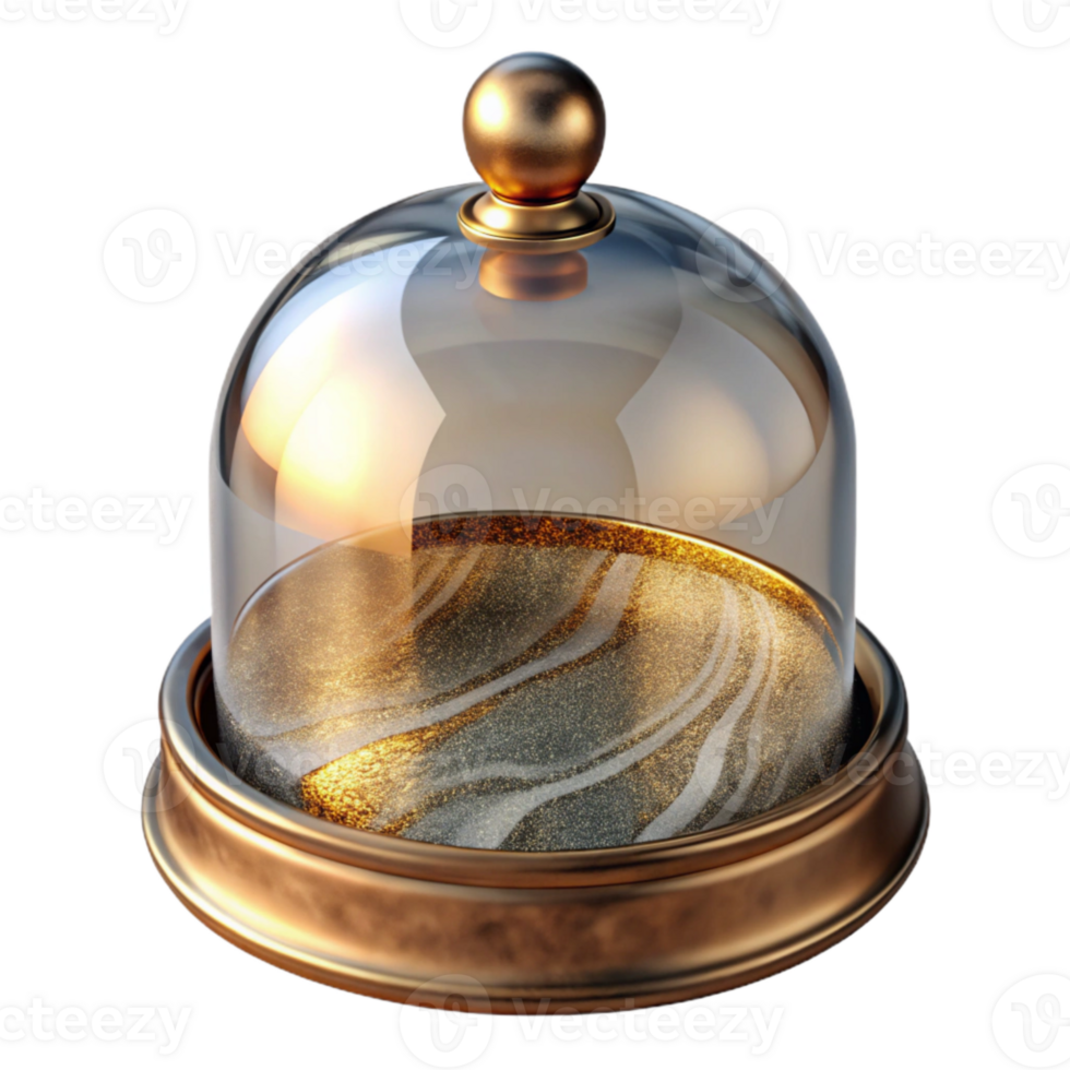 beautiful classic Glass Cloche Isolated Decorative Home Decor Element genuine png