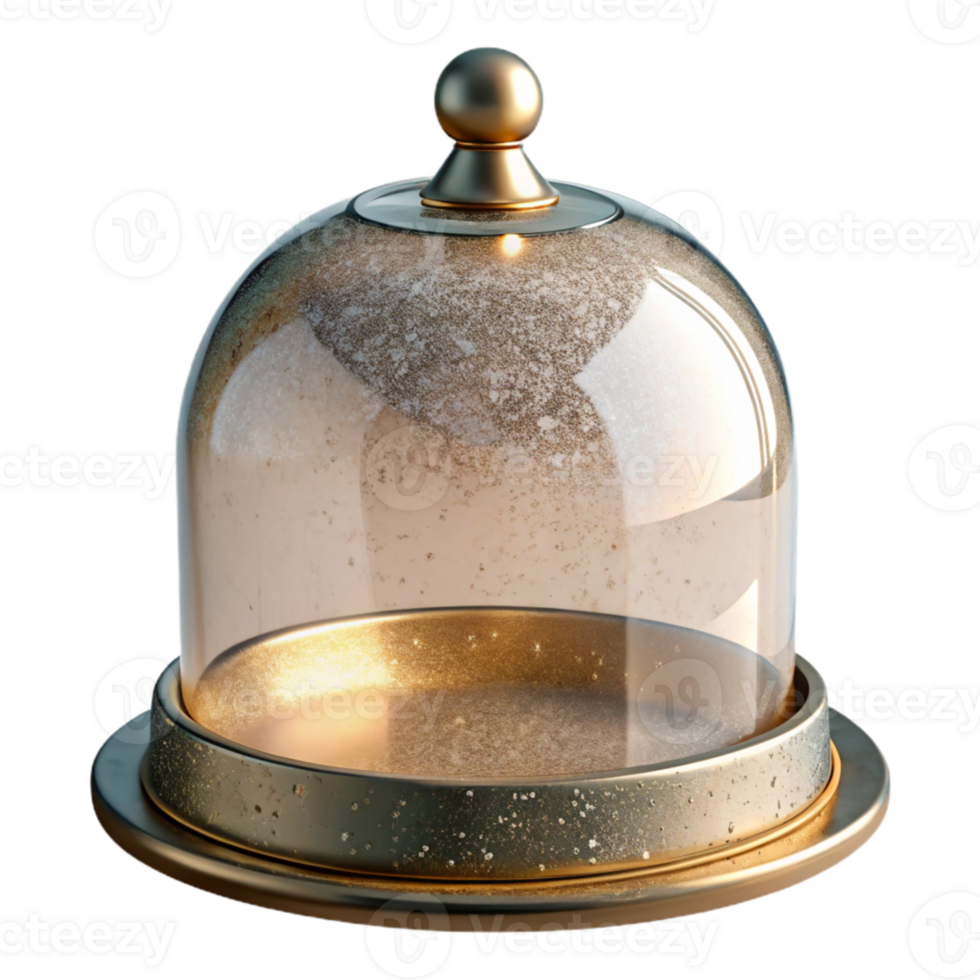 serene modern Glass Cloche Isolated Decorative Home Decor Element genuine png