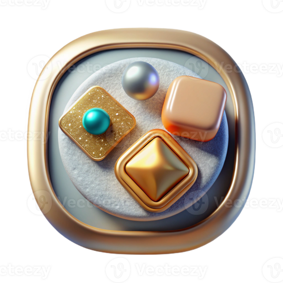 vibrant contemporary Glassmorphic Ui Buttons Cutout for Contemporary Design high quality png