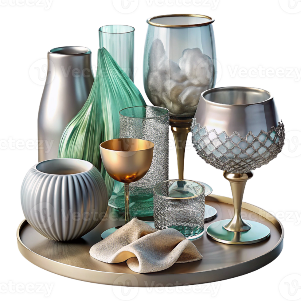 extraordinary rustic Glassware Set Transparent for Table Setting Design high resolution png