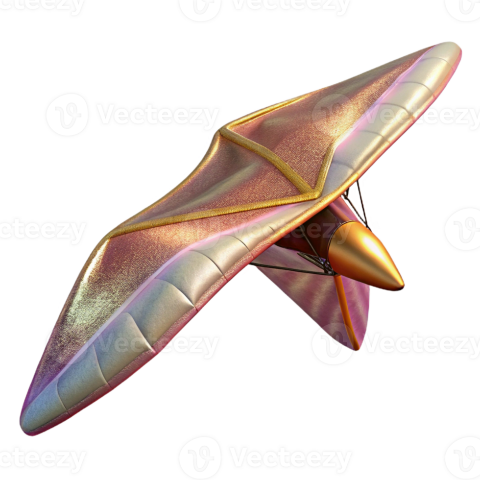 dramatic rustic Glider Soaring in Air Isolated for Recreational Flying high quality png