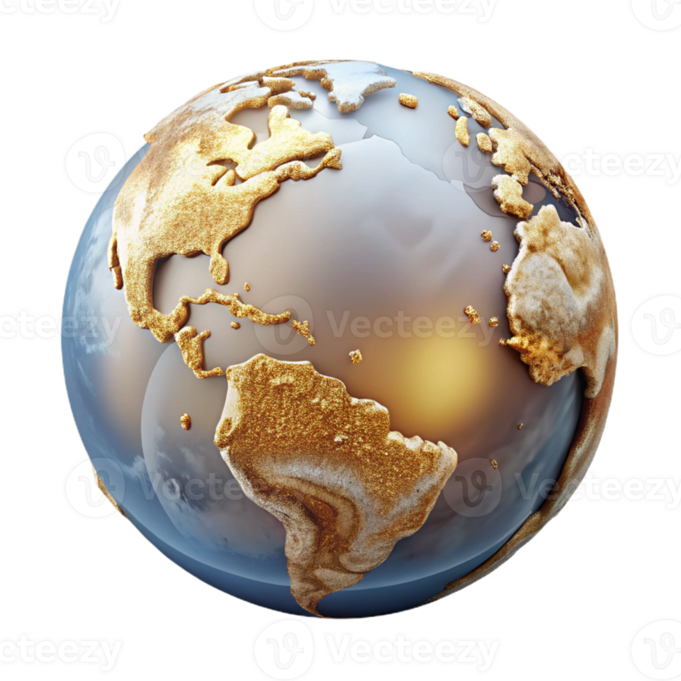 elegant vintage Globe World Map Transparent for Geography Projects png