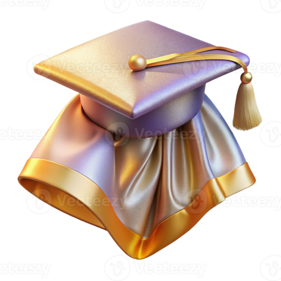 wonderful minimalist Graduation Gown Icon Ceremony Isolated for Commencement Designs premium png