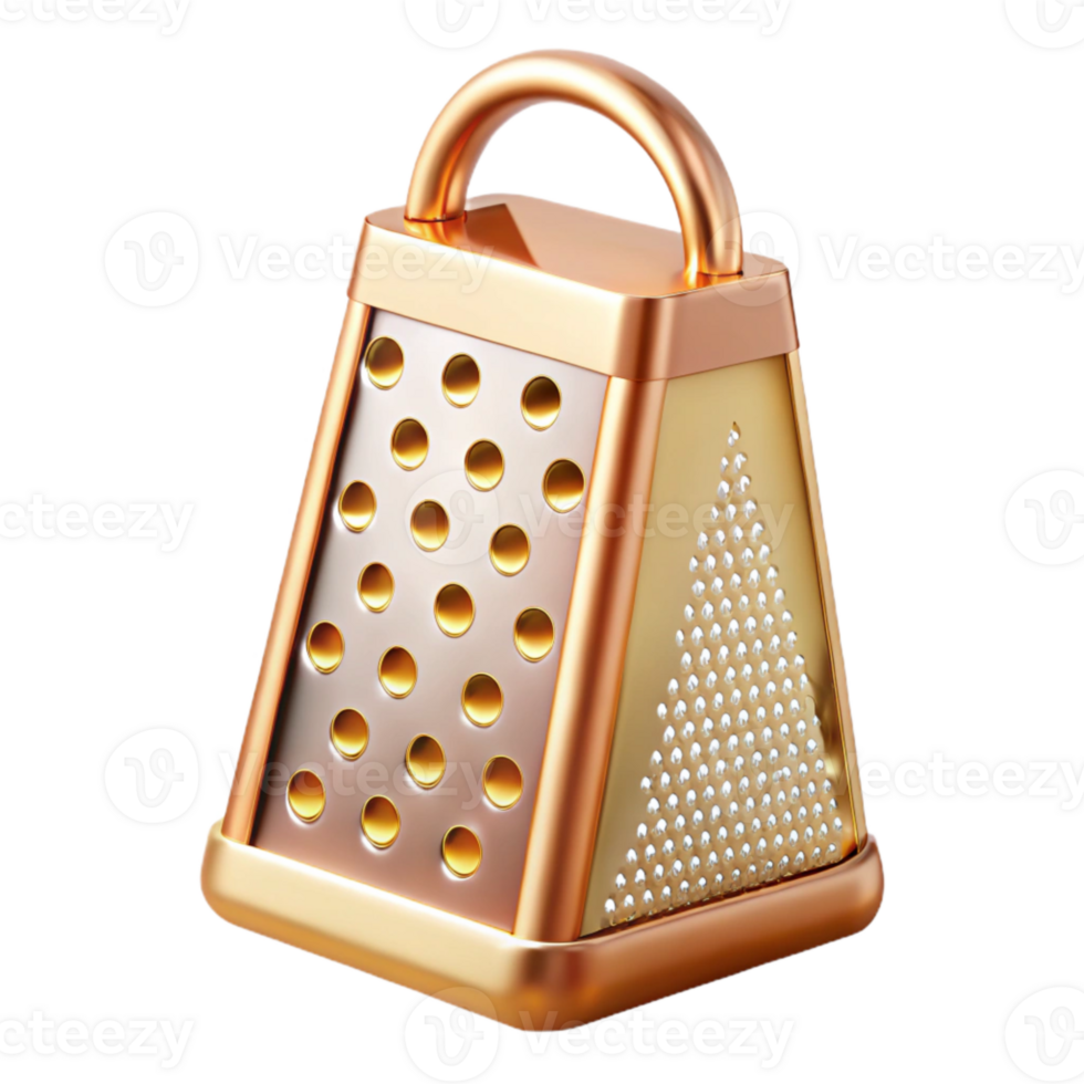 magnificent artistic Grater Cheese Kitchen Tool Cutout for Culinary Illustrations png