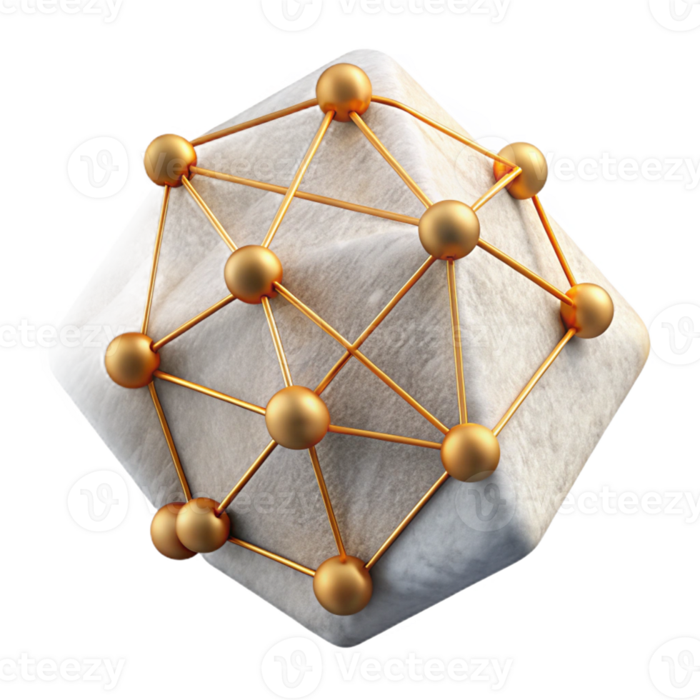 beautiful traditional Graph Theory Diagram Cutout for Network Visualizations png