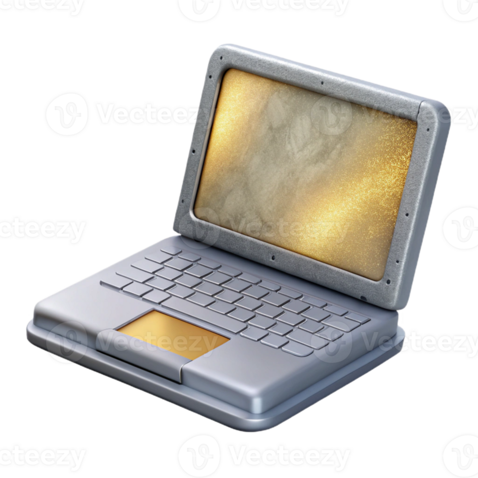 magnificent artistic Gray Laptop Technology Device Isolated for Electronics Store exclusive png