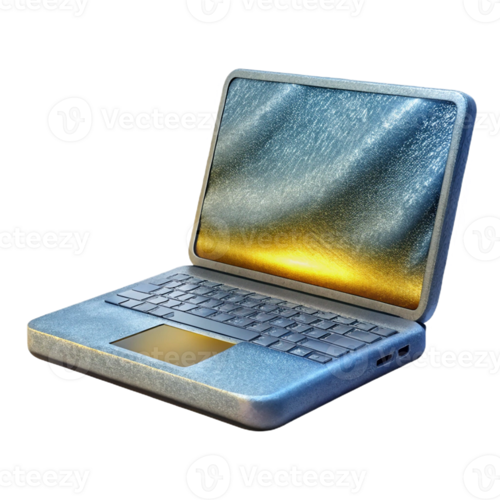 stunning classic Gray Laptop Technology Device Isolated for Electronics Store authentic png