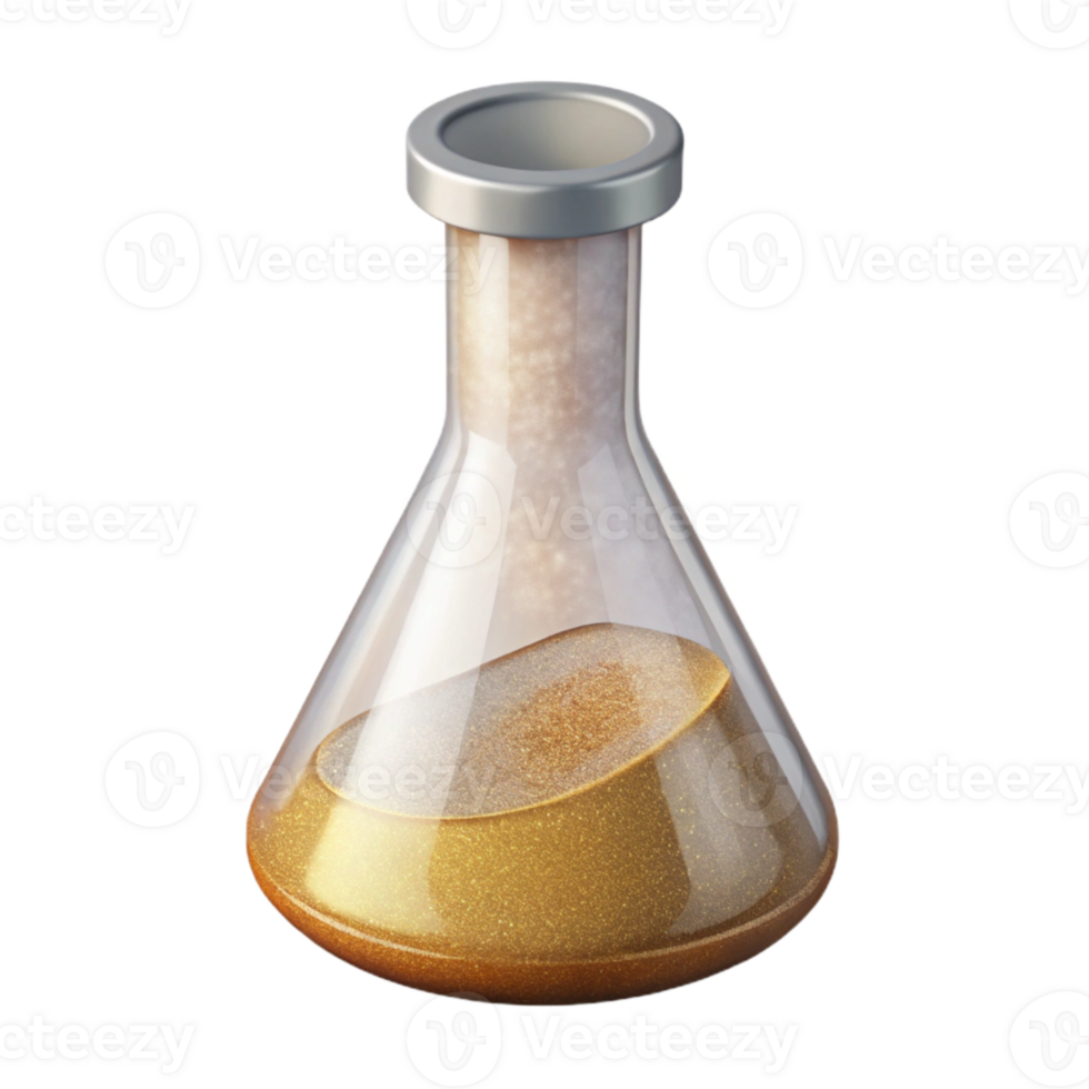 beautiful classic Hand Drawn Lab Beaker Illustration Transparent for Chemistry Experiments png