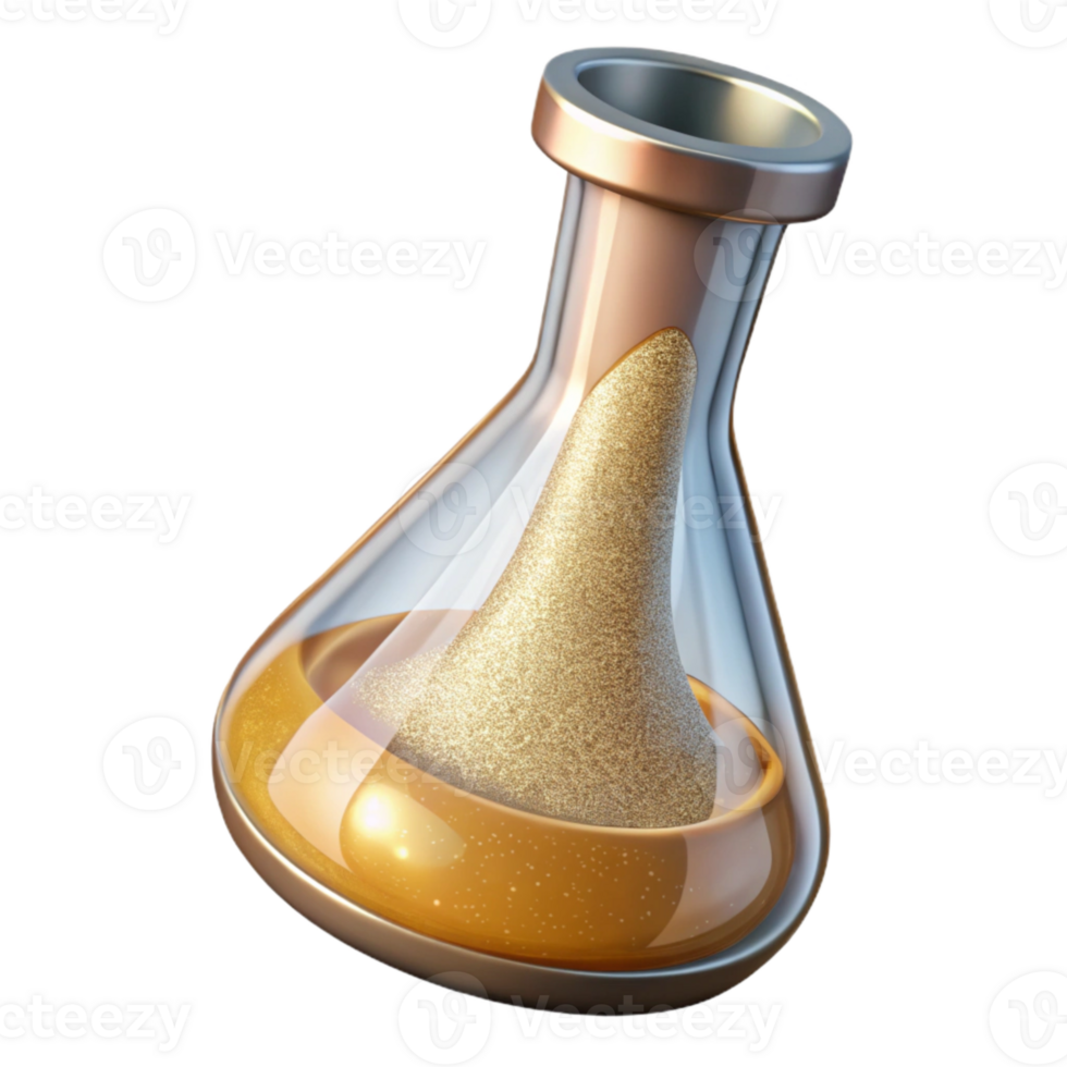 beautiful modern Hand Drawn Lab Beaker Illustration Transparent for Chemistry Experiments exclusive png