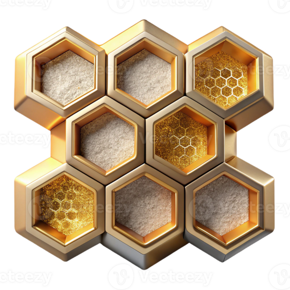 extraordinary modern Honeycomb Texture Geometric Pattern Cutout for Abstract Design exclusive png