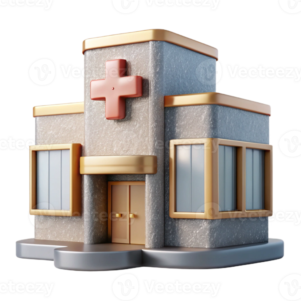 wonderful artistic Hospital Building Exterior Transparent for Healthcare Architecture high resolution png