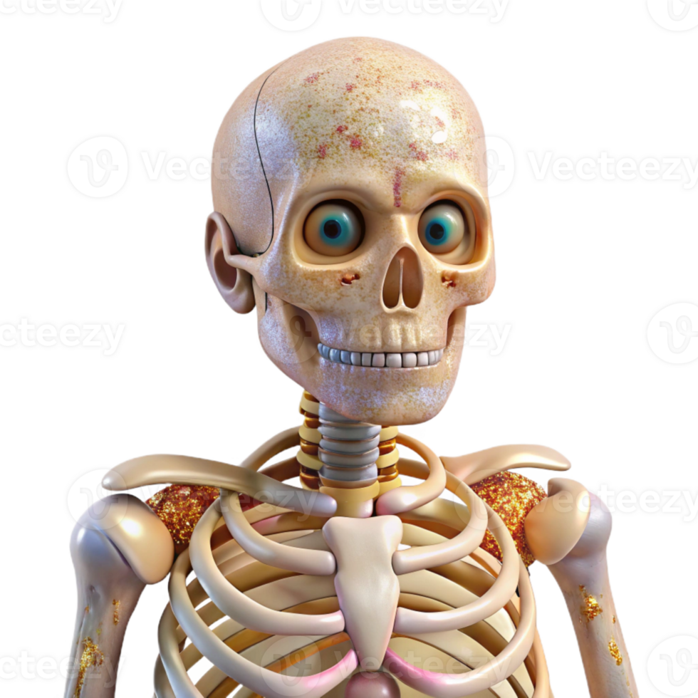 stunning modern Human Skeleton Labeled Diagram Transparent Anatomy Reference professional png