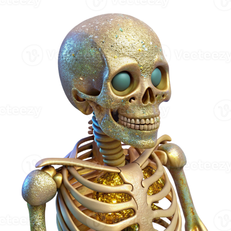 vibrant traditional Human Skeleton Isolated for Healthcare Visuals high quality png