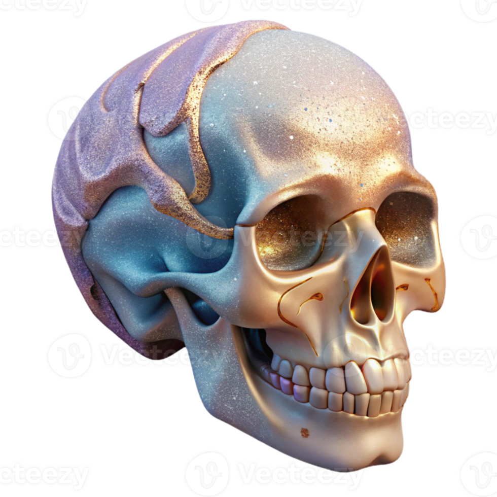 extraordinary artistic Human Skull Anatomy Labeled Cutout Medical Illustration exclusive png