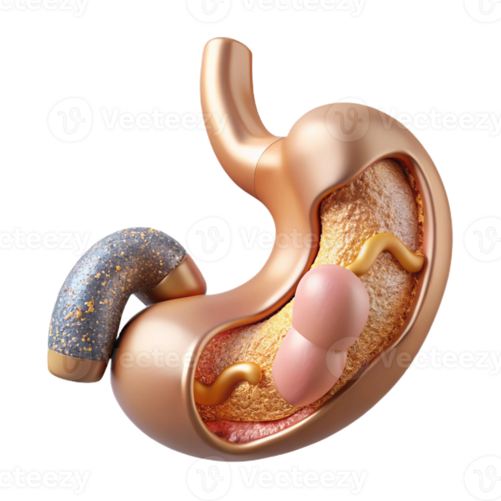 wonderful modern Human Stomach Anatomy Detailed Cutout Gastroenterology Diagram original png