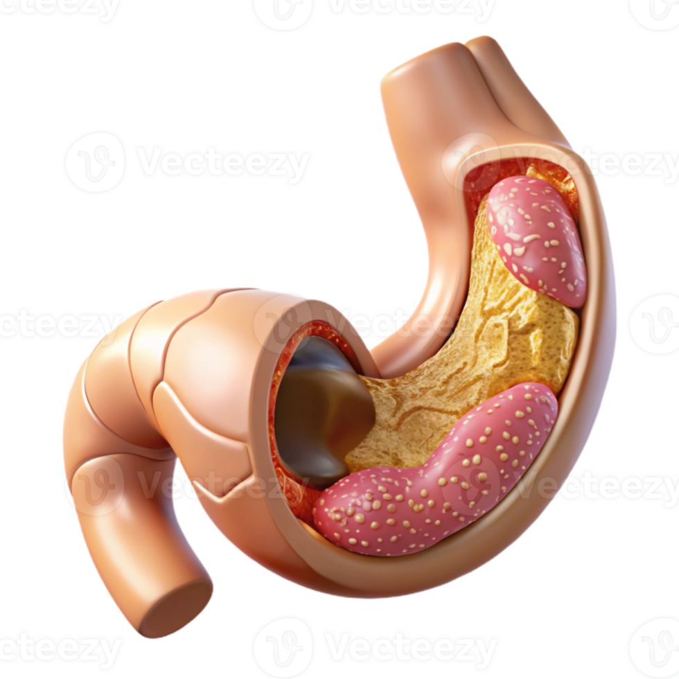 stunning modern Human Stomach Anatomy Detailed Cutout Gastroenterology Diagram high resolution png