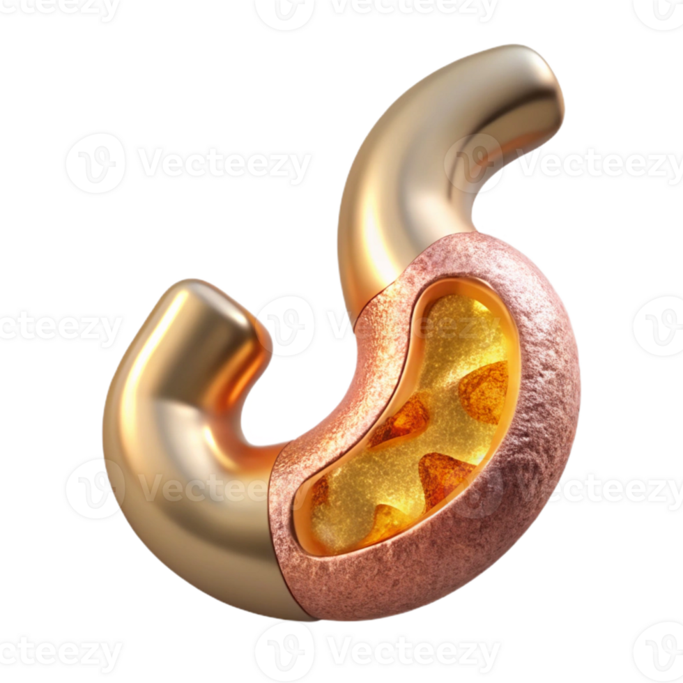 serene artistic Human Stomach Anatomy Isolated Gastroenterology Diagram original png